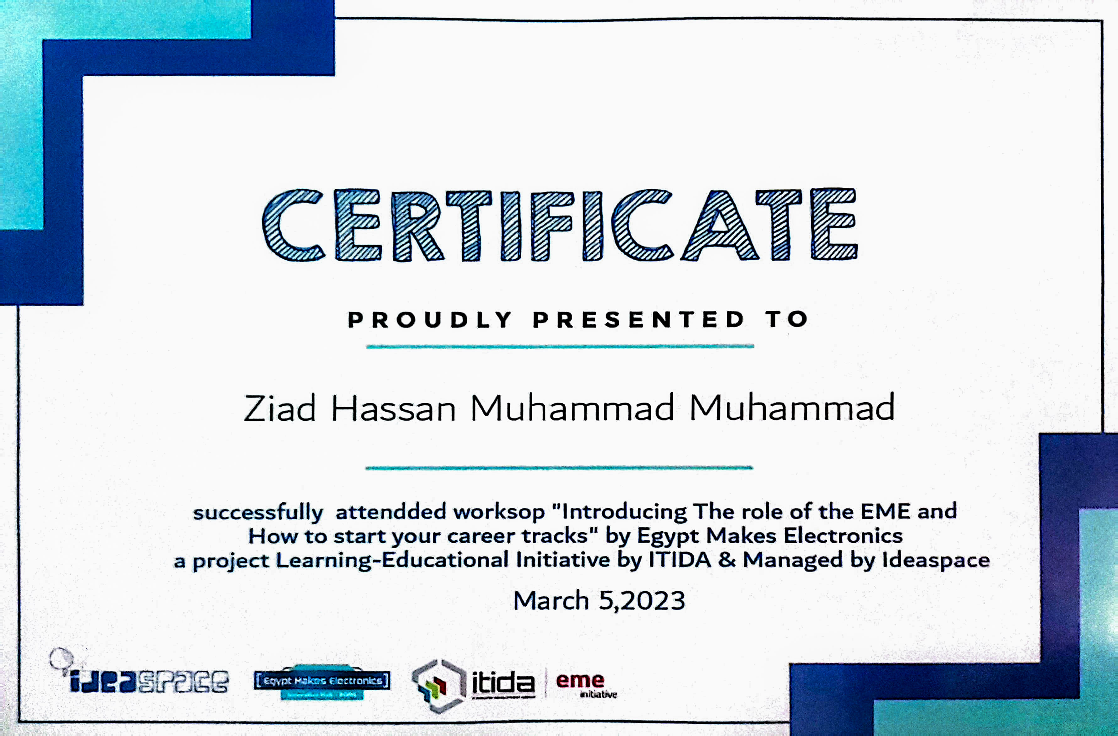 Certificate 1