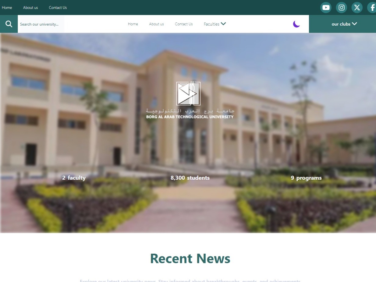 College Website