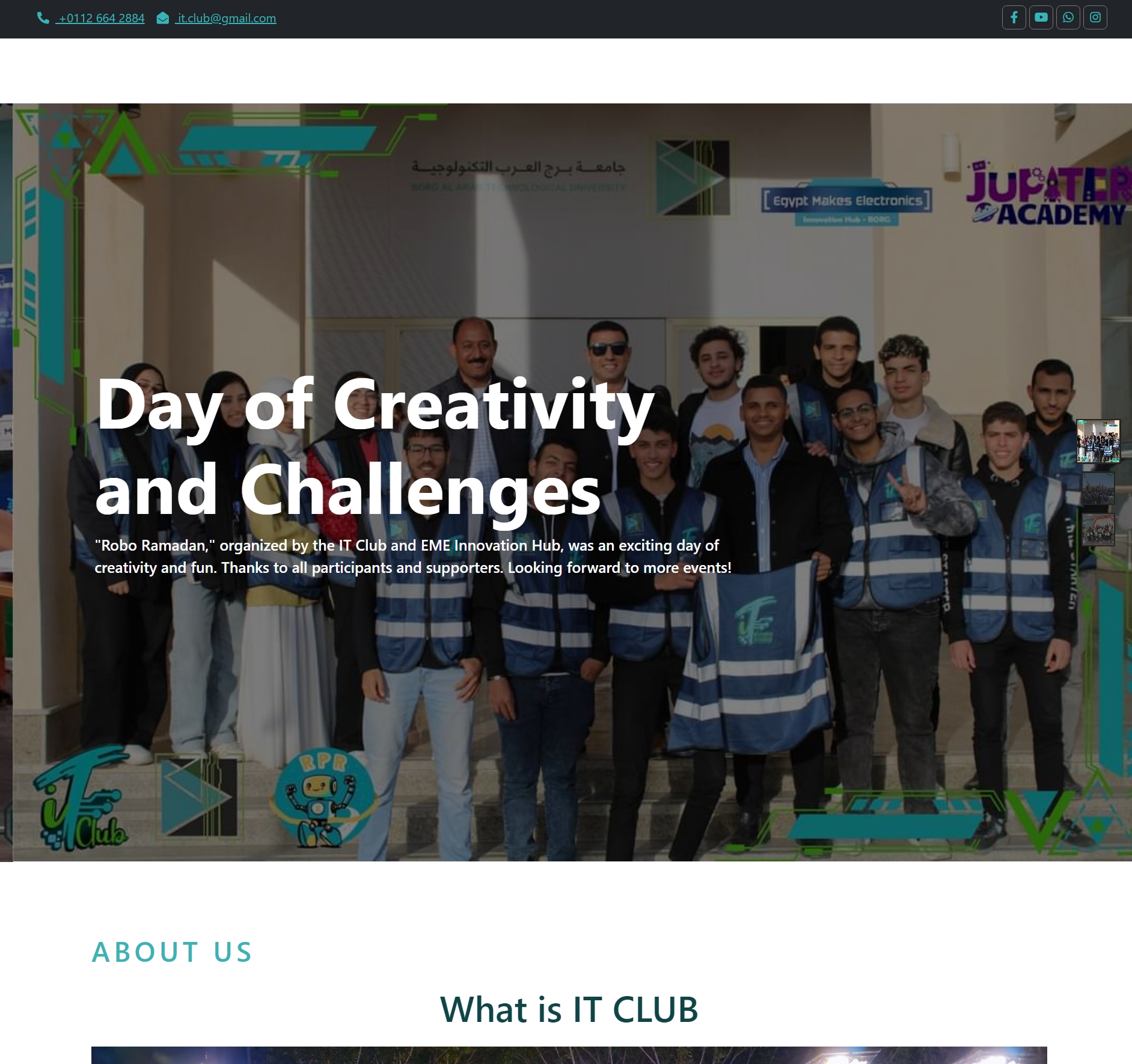 IT Club Website